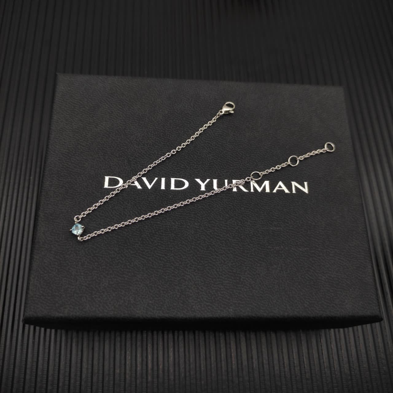 David Yurman Sterling Silver Albion Station Bracelet